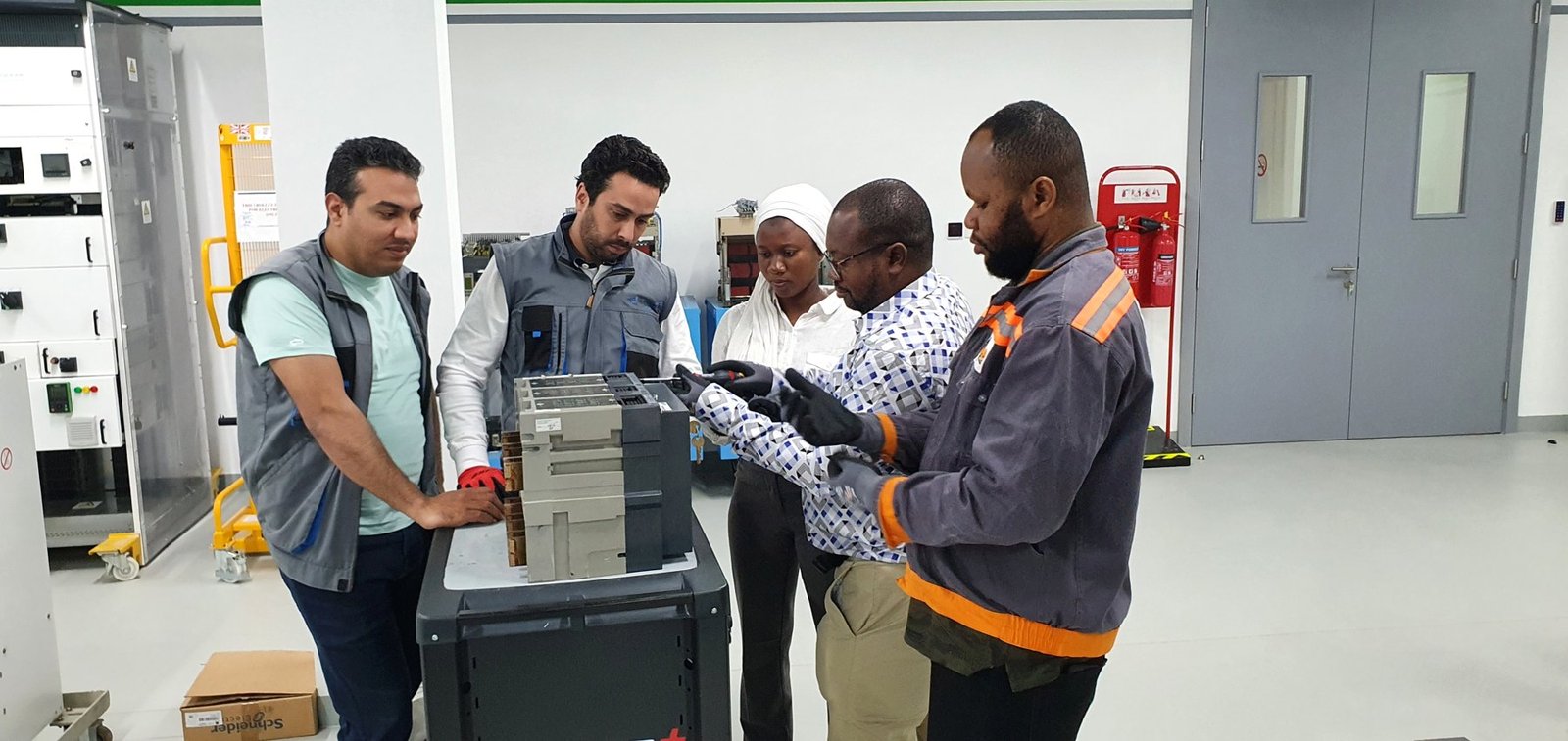 Équipe B2EI en intervention de diagnostic et contrôle